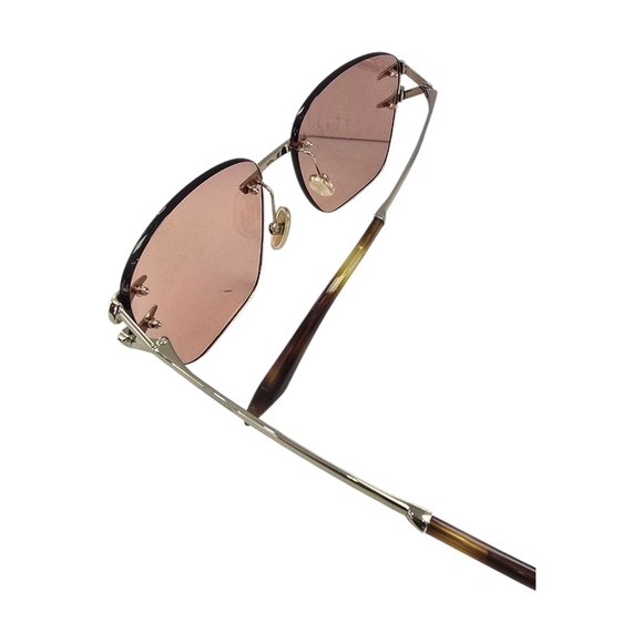 Stylish Gold and Brown Sunglasses ROBERTO CAVALLI main image 6